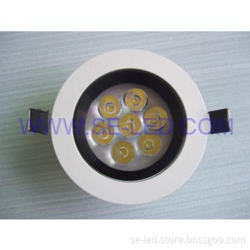 Round Natural White(4000-4500K) Dimmable 7W downlight led